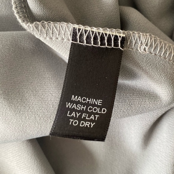 Betabrand Asymmetrical No Sweat Cocktail Dress in Gray - Picture 7 of 11